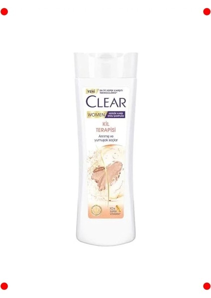 Kil Terapili Kepek Karşıtı ve Yumuşak Saç Şampuanı (350ML)