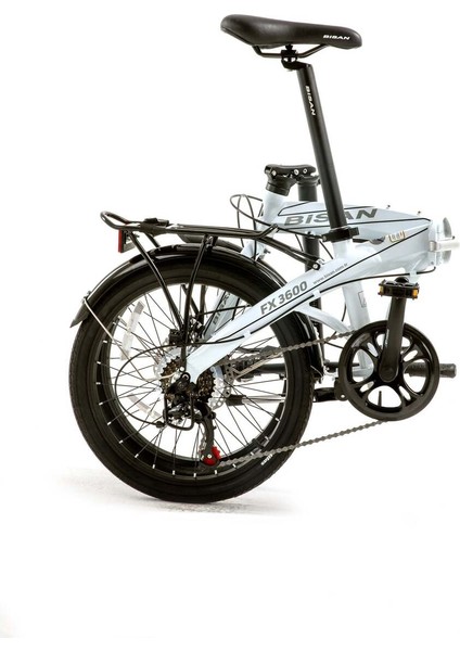 Fx 3600-6S Katlanır Bisiklet 31 cm Md 20 Jant 6 Vites Beyaz Siyah