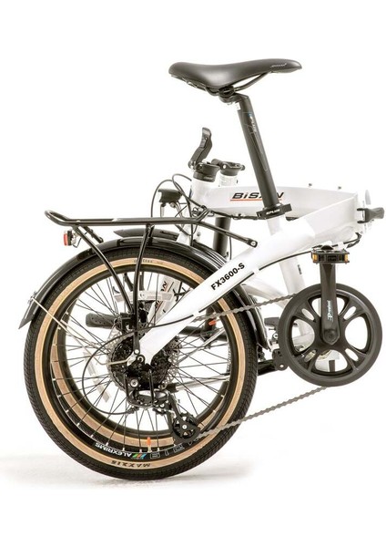 Fx 3600 Altus Katlanır Bisiklet 31.5 cm Md 20 Jant 8 Vites Beyaz Siyah Turuncu