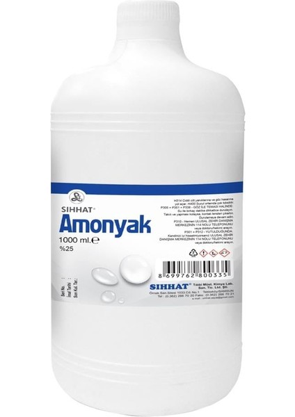 Amonyak 1000 ml fiyatları