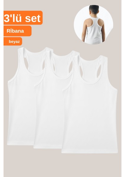 Erkek Çocuk 3'lü Ribana Sporcu Atlet fırsatları