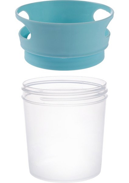 Dökülmeyi Önleyen Bebek Alıştırma & Atıştırma Mama Kabı - Mavi İksir fiyatları