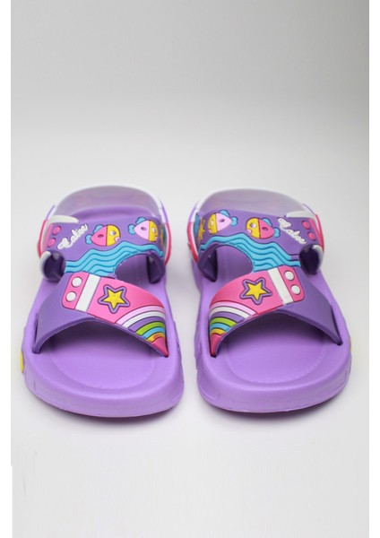 Günlük Unisex Çocuk Sandalet Esnek Kaymaz Taban Yazlık Ev Okul Kreş Ayakkabı PS940-PS955 modelleri