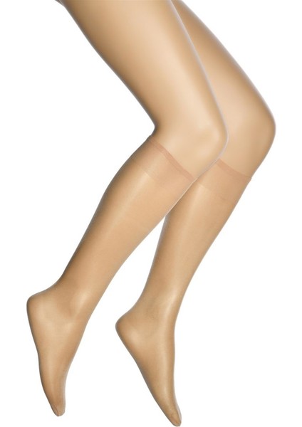 Burnu Şeffaf Fit 15 Dizaltı Kadın Çorap modelleri