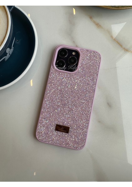 iPhone (15 Pro Max) Uyumlu Lüks Taşlı Kılıf