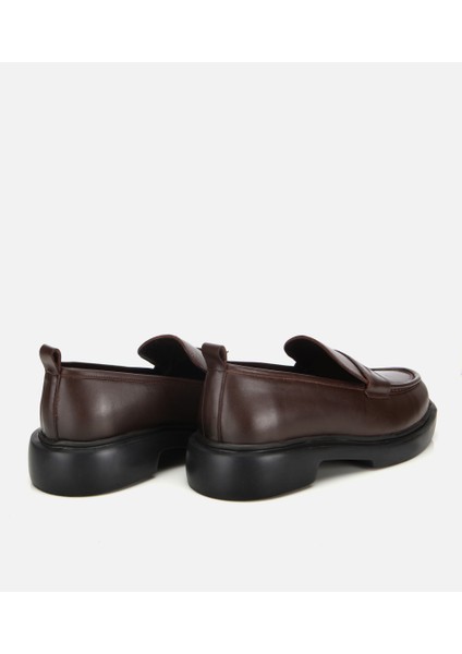 02AYH311850A480 ERKEK Deri Kahverengi Yüksek Tabanlı Klasik Loafer fırsatları