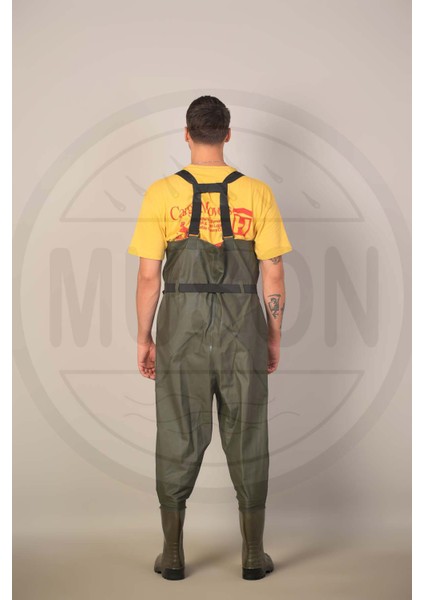 Su Geçirmez Tulum – Çizme Entegreli, Diz Koruma, Gizli Cep & Su Girişini Önleyen Bel Kemeri