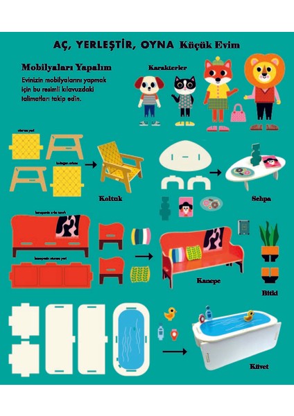 Küçük Evim - Aç Yerleştir Oyna fiyatları