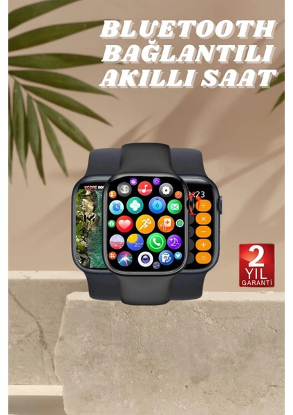 Akıllı Saat Nabız Ölçebilen Adımsayar Kalori Hesaplama Tema Değiştirme Gps Uyumlu