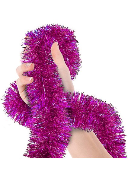 Parti Için Sim Süs 2 Metre Uzunluk 8 cm Genişlik Fuşya Renk Ithal (4915) modelleri
