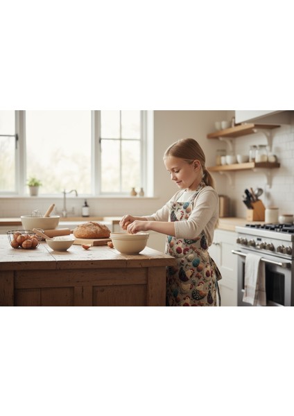 Çocuk Mutfak Önlüğü, Etkinlik Önlüğü 4-12 Yaş Aktivite Önlüğü fiyatları