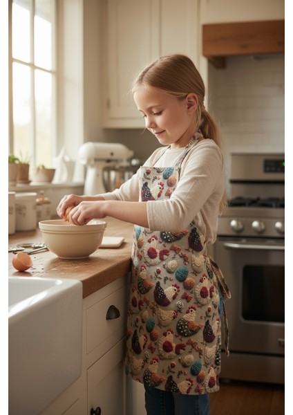 Çocuk Mutfak Önlüğü, Etkinlik Önlüğü 4-12 Yaş Aktivite Önlüğü