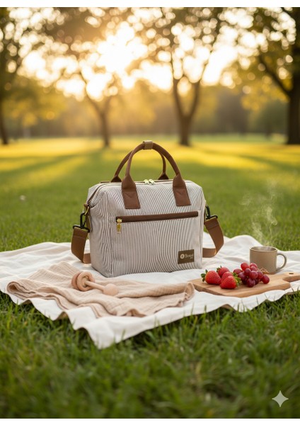 Çok Amaçlı Isı Yalıtımlı Su Geçirmez Termal Beslenme ve Yemek Taşıma Çantası