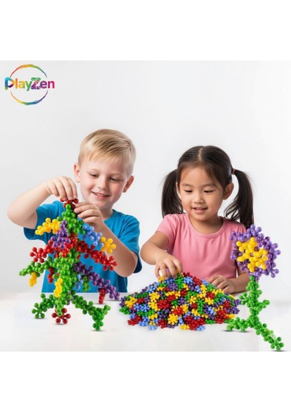 Master Molecules Eğitici Yaratıcı Molekül Stem Eğitimi Uyumlu 5 Renk 120 Parça Eğitici Oyuncak