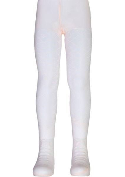 Duygu Desenli Opak Çocuk Külotlu Çorap