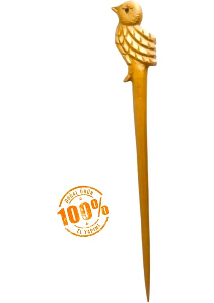 Çalıkuşu Model Altın Varaklı El Yapımı Topuz Tokası fırsatları