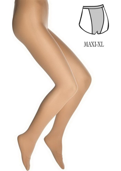 Pratik Külotlu Kadın Çorap (Abdest Çorabı) - Büyük Beden