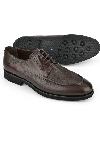 , Erkek Hakiki Deri Ayakkabı 151145Z316 Kahve fırsatları