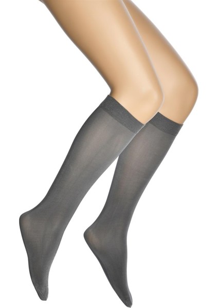 Saten 70 Dizaltı Kadın Çorap