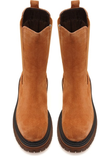 Adella Taba Kadın Yandan Lastikli Süet Deri Chelsea Bot fiyatları