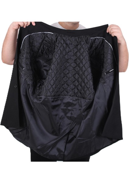 Mocgrande Erkek Büyük Beden Kaşmir Kaban 103008 Sıyah fırsatları