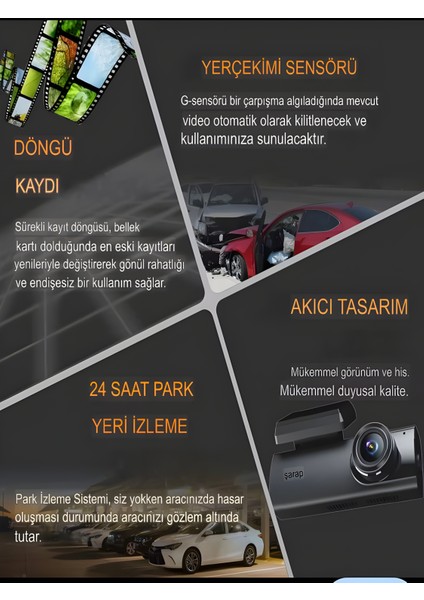 170° Açı 1080P Gece Görüşlü Dvr+ Wi-Fi Mini Araç Içi Kamera Dash Döngüsel Kayıt Yüksek Çözünürlük Araba Kamerası fırsatları