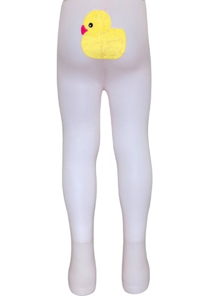 Poposu 3D Aksesuar Desenli Mikro Bebek Külotlu Çorap_Civciv fiyatları