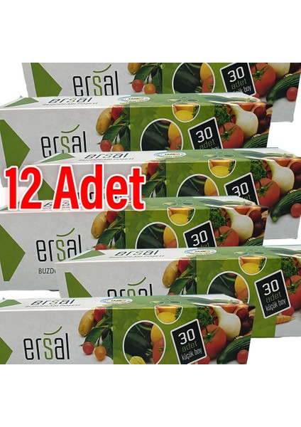Ersal X12 Paket Buzdolabı Poşeti Küçük Boy ( 30 Adet )