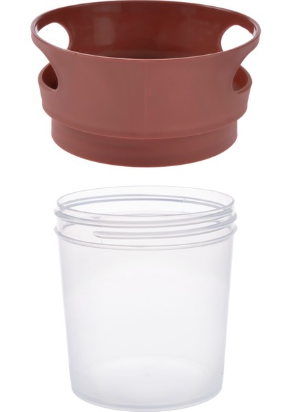 Dökülmeyi Önleyen Bebek Alıştırma & Atıştırma Mama Kabı - Kiremit modelleri