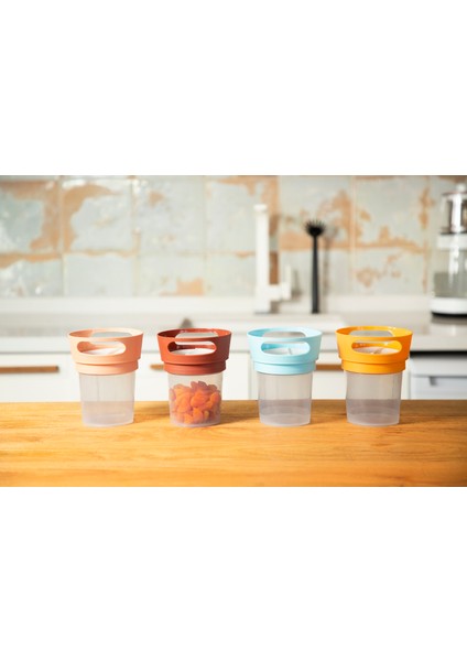 Dökülmeyi Önleyen Bebek Alıştırma & Atıştırma Mama Kabı - Kiremit indirimleri