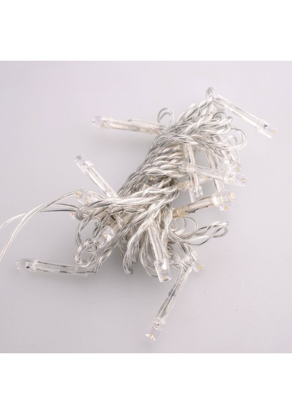 100 Ledli 8 Fonksiyonlu 10 Metre LED Aydınlatma Dekor Lambası (Beyaz) (5361) fiyatları