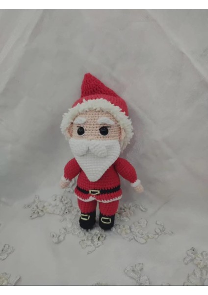 Amigurumi Noel Baba Organik Örgü Oyuncak Yılbaşı Hediyesi