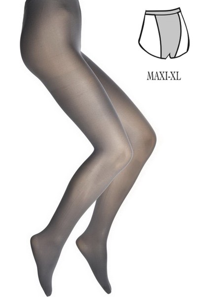 Mikro 40 Külotlu Kadın Çorap - Büyük Beden