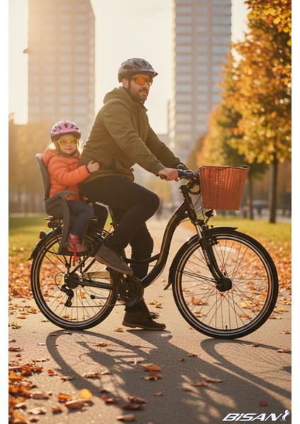 Sandy Şehir Bisikleti 43 cm V Fren 26 Jant 21 Vites Mat Siyah Gold fırsatları