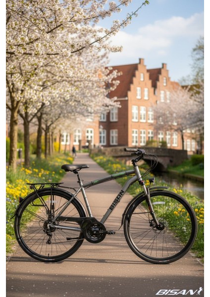 Comfortline Şehir Bisikleti 48 cm V Fren 26 Jant 21 Vites Metalik Gri Yeşil indirimleri