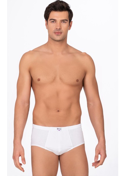 Erkek Klasik Pamuklu Slip Külot 3'lü Paket – Karışık Renk | Asorti K0037