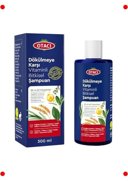 Dökülme Karşıtı Vitaminli Bitkisel Şampuan