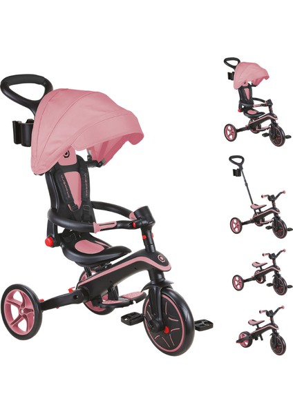 Explorer 4in1 Katlanabilir Bisiklet - Koyu Pastel Pembe