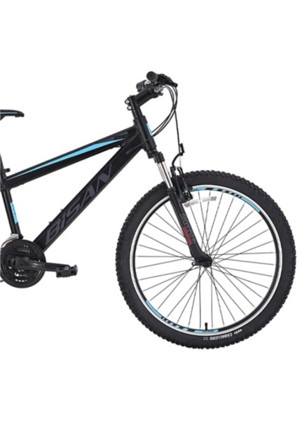 Cooper Dağ Bisikleti 35 cm V 26 Jant 21 Vites Mat Siyah Mavi fırsatları