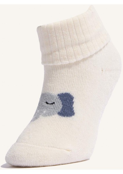 Erkek Bebek Kaydırmaz Taban 3'lü Pamuklu Uzun Çorap F6714A5NS fiyatları
