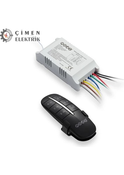 Buğz Eco Lounge Noas YL27 1006 6X1000 W 6 Lı Aydınlatma Kumandası