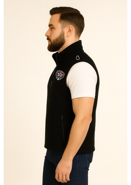 3 Cepli Önden Yazılı Polar Kışlık Erkek Nakış Işlemeli Özel Güvenlik Yeleği fiyatları