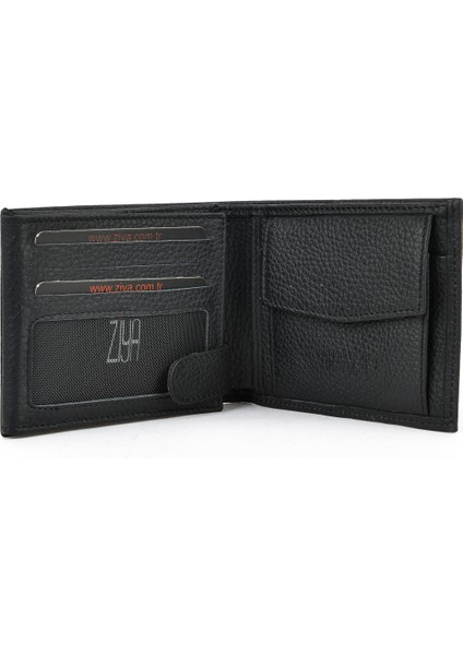 , Erkek Hakiki Deri Cüzdan 1519841ZYP01 Siyah modelleri