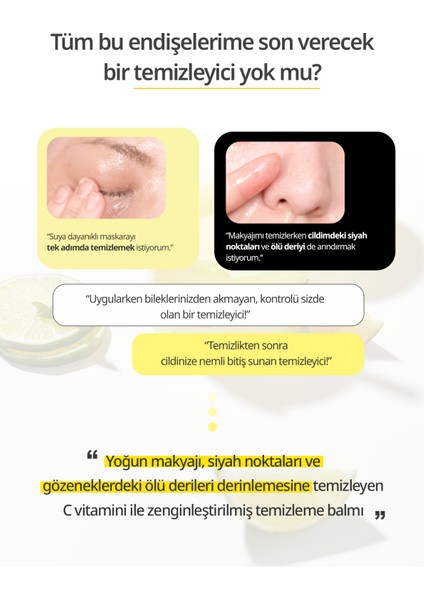 Yeşil Mandalina Özlü, Makyaj Temizleme Balmı Goodal Green Tangerine Vita C Toning Cleansing Balm