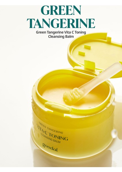 Yeşil Mandalina Özlü, Makyaj Temizleme Balmı Goodal Green Tangerine Vita C Toning Cleansing Balm