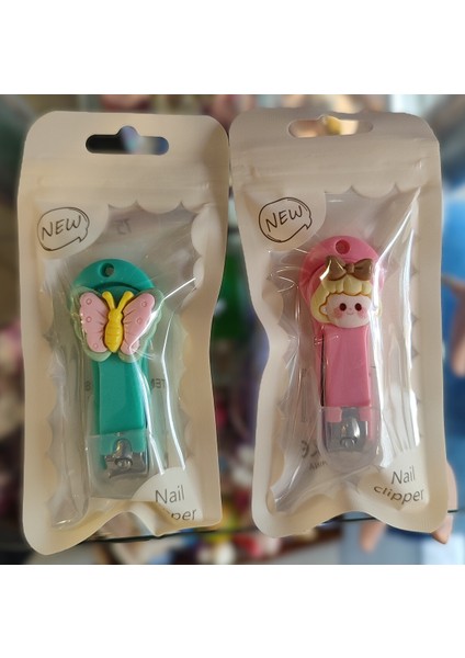 Çocuk Tırnak Makası 2 Li Set (Mavi/pembe) AD48286