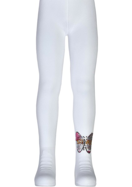 Pullu Aksesuar Desenli Mikro 50 Çocuk Külotlu Çorap_D1 fiyatları