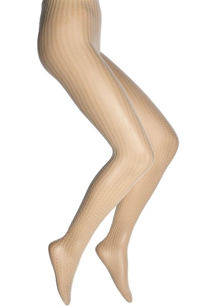 Dantel (Örümcek) File Külotlu Kadın Çorap