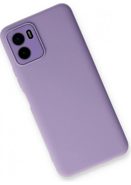 Vivo Y15S Kılıf Lansman Glass Kapak - Lila (K95) fiyatları