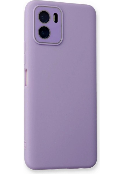 Vivo Y15S Kılıf Lansman Glass Kapak - Lila (K95) modelleri
